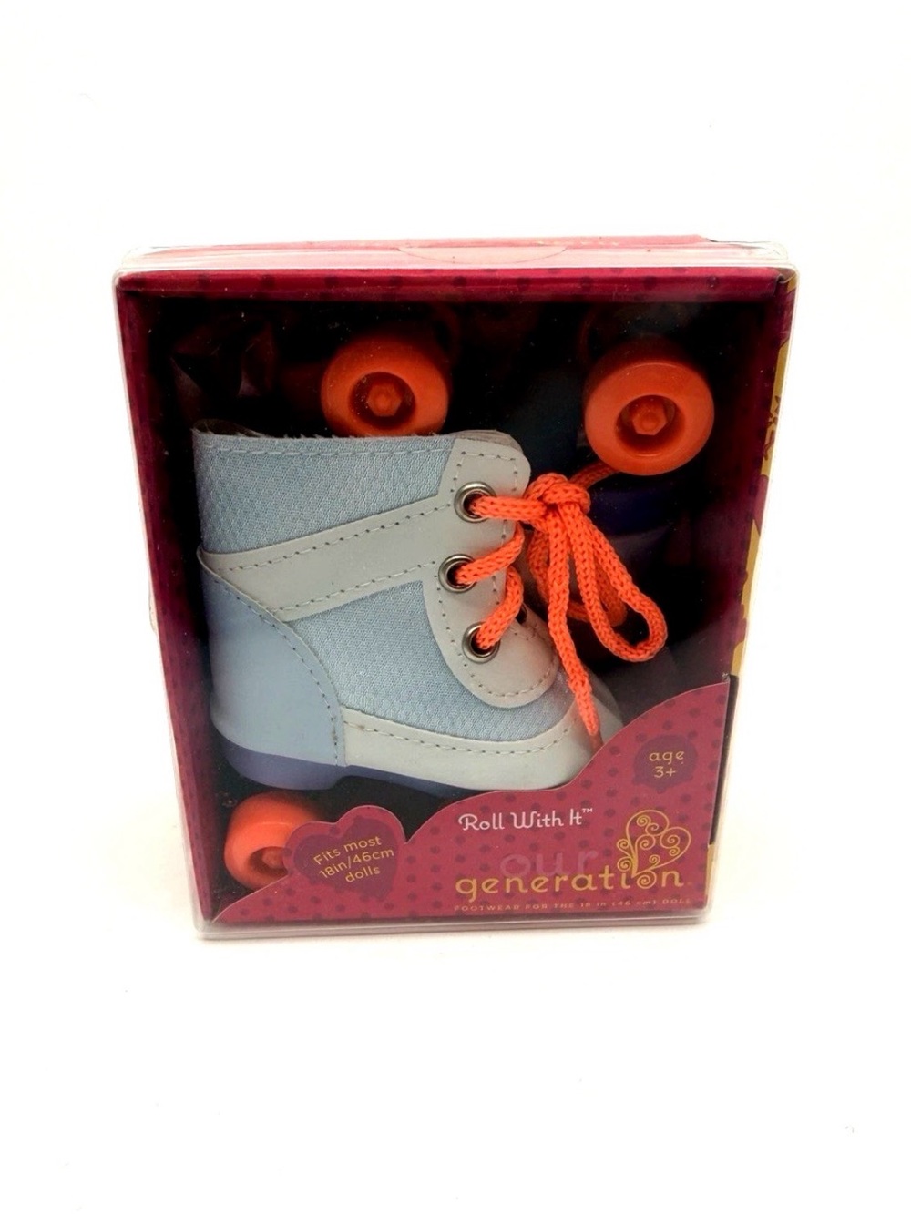 Our Generation Roll With It Roller Skates - Shoes for 18in. Dolls - Retro - NWT